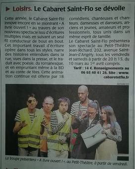 Photo de l'Article Courrier de l'Ouest du 08/03/2017